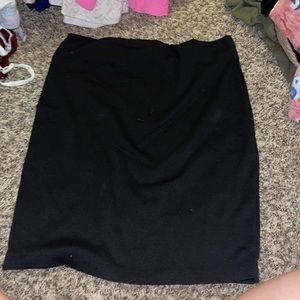 Black pencil skirt